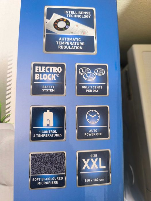 Cobertor elétrico xxl Imetec.