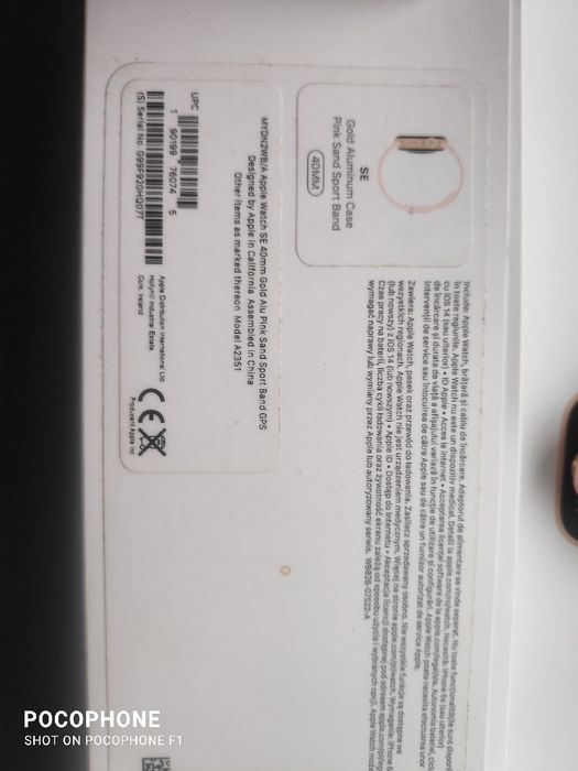 Apple watch SE 40mm Pink Sand