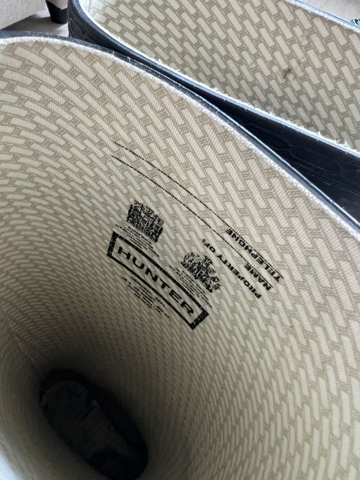 Czarne kalosze hunter 37