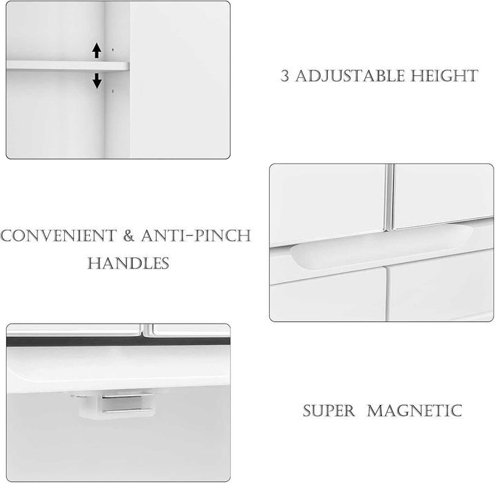 Nowa szafka z lustrem /półka /wnęka łazienkowa /szafa 60x17.5x55 !N52!