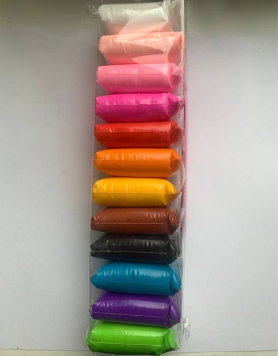 Повітряний пластелін 12шт упаковка