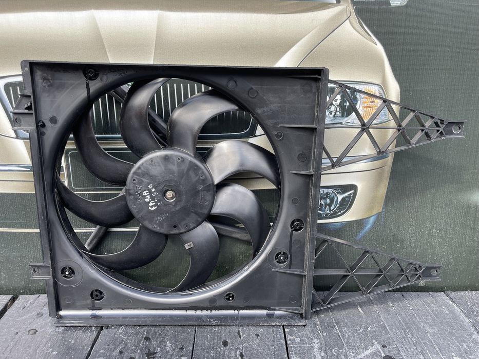 Вентилятор радиатора диффузор Skoda Fabia 2 Roomster 1.2 1.4 1.6