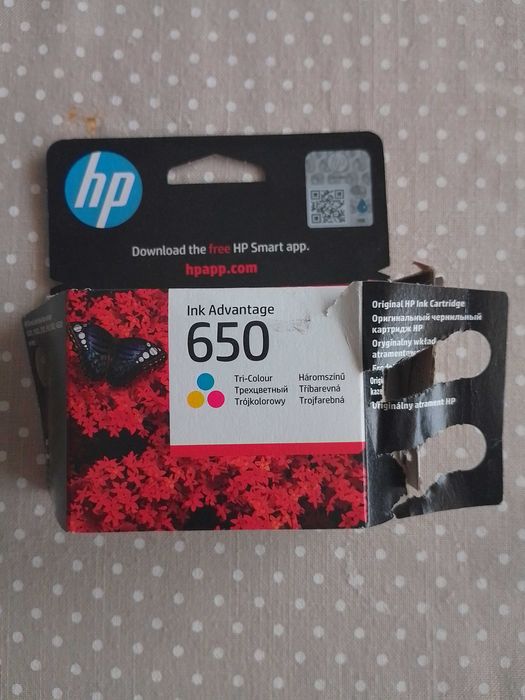 Zestaw tuszy do drukarki 650