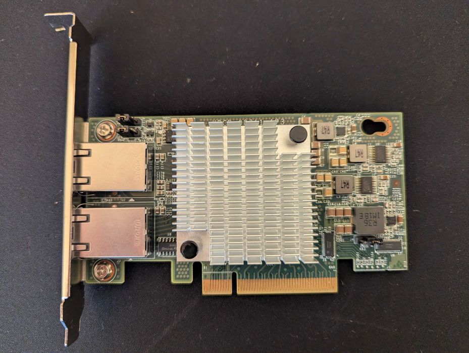 Placa de Rede dupla Ethernet 10Gbps Intel X540-T2 PCIe - X16 x8