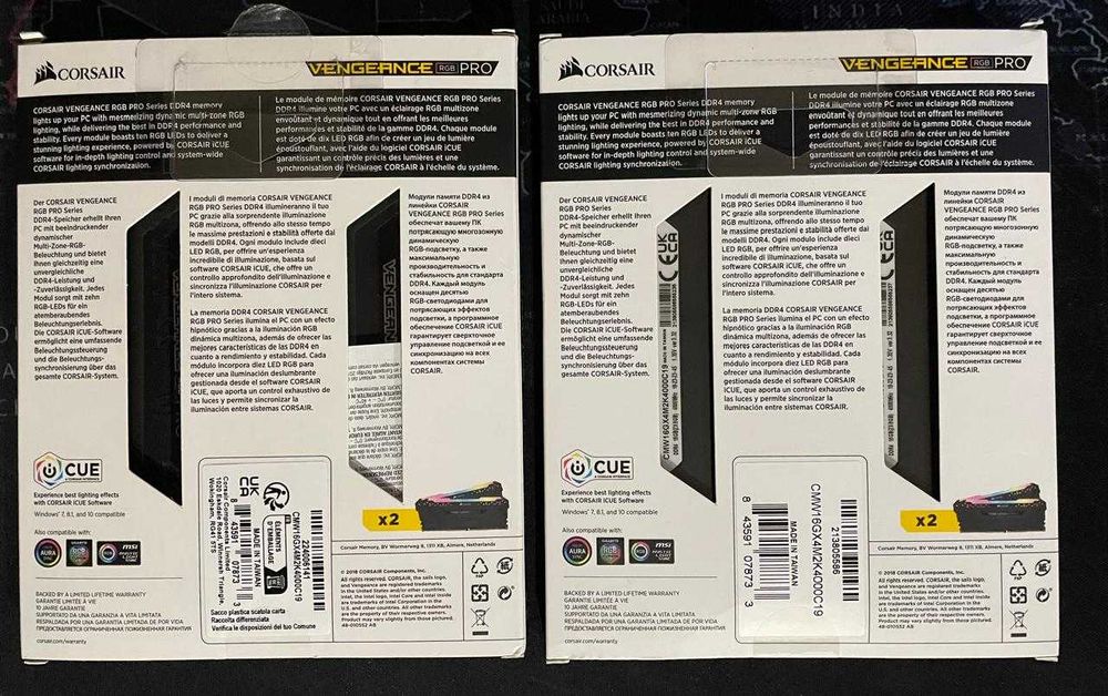 Corsair Vengeance RGB Pro 32GB DDR4 4000MHz