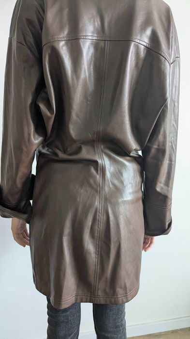 Кожаное платье Zara
