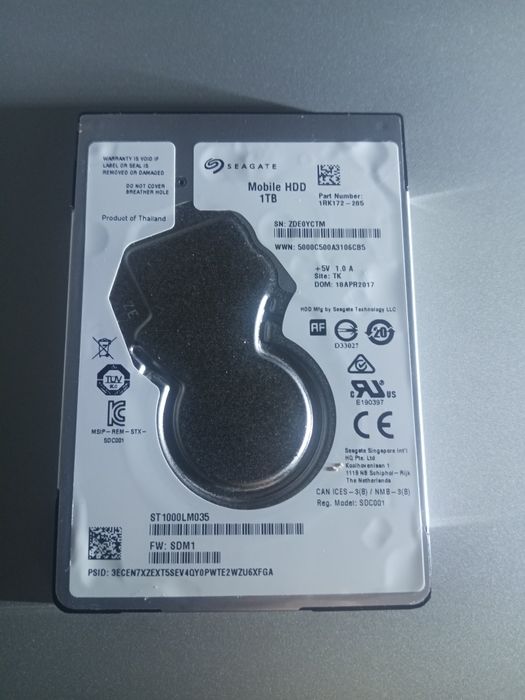 Жесткі диски  Hdd 2.5 Sata 1tb