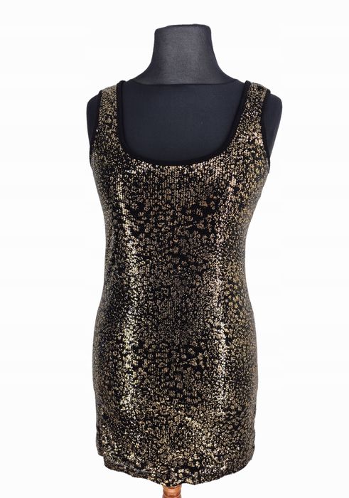 Sukienka błyszcząca prosta Internacionale 42 XL 14