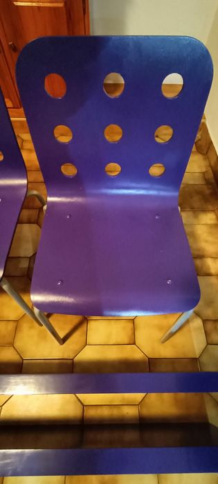 Conjunto 2 prateleiras + 4 cadeiras