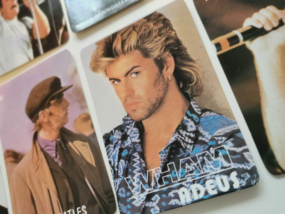 Lote de 12 calendários de música dos anos 80 e 90