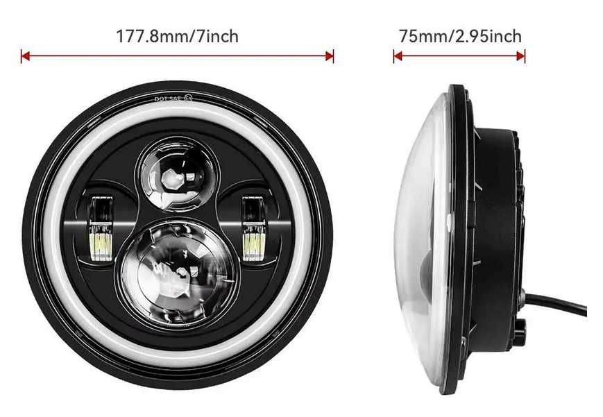 Farol LED para motas NOVO