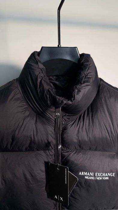 Безрукавка Armani Exchange Milano/New York Black