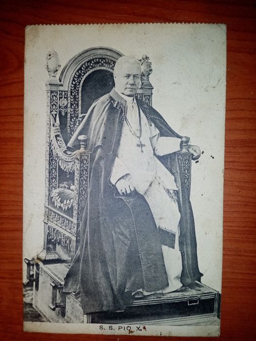 Postal Antigo de 1912 – Papa Pio X – Roma → Braga – Filatelia