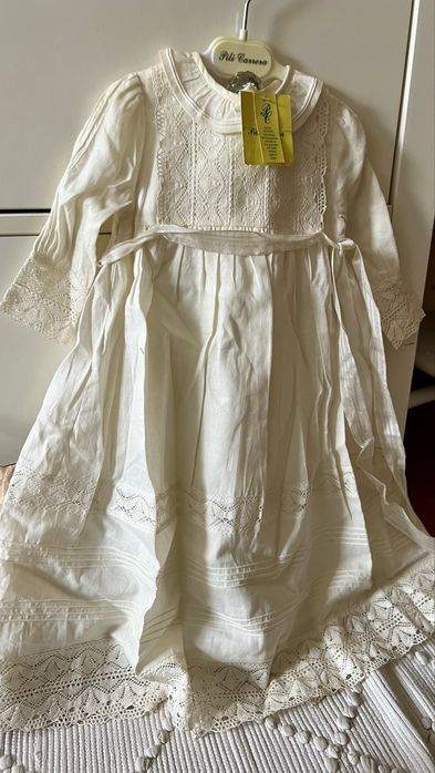 Vestido de batizado bebe 6 meses da Pili Carrera