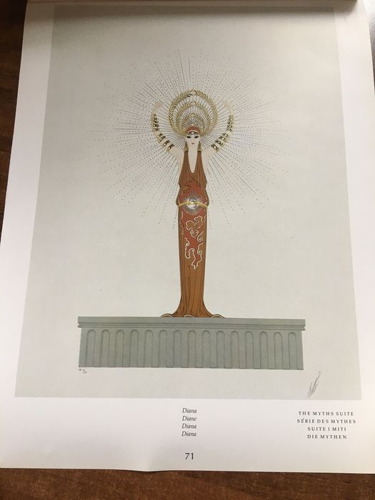 Wydruki plakaty z epoki Art Deco