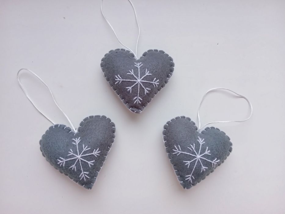 Игрушки из фетра на ёлку