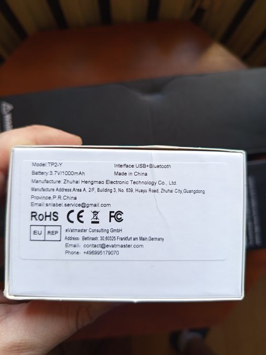 Kieszonkowa drukarka termiczna