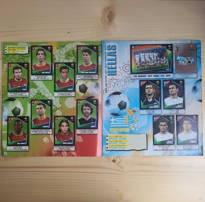 Caderneta Completa Panini UEFA Euro 2004