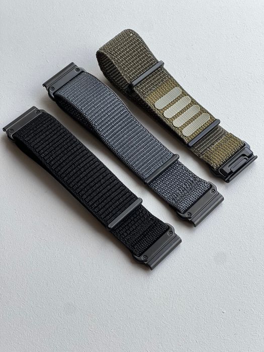 Нейлоновий ремінець на липучці для Garmin QuickFit 22 мм / 26 мм