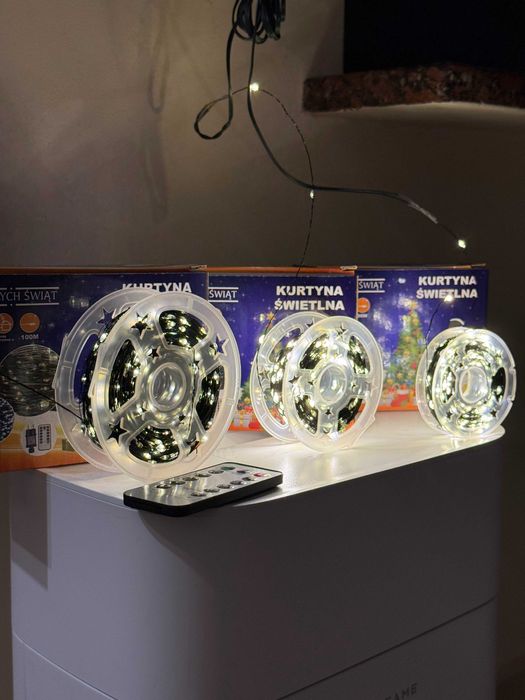 ТОП ЦІНА! Святкова гірлянда з пультом, гирлянда мишура роса на ёлку