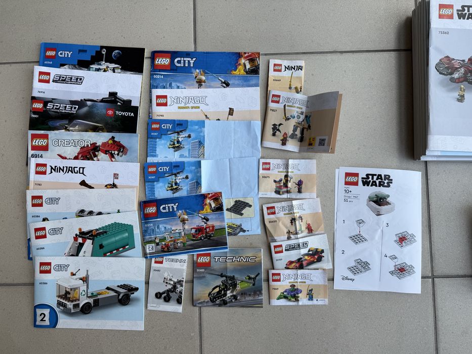 Instrukcje Lego, Technics, Star Wars, Creator, Ninjago