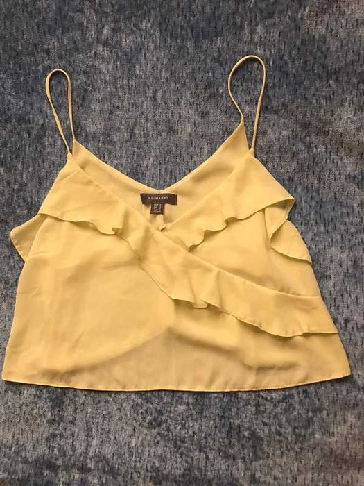 Seledynowy top primark r. L