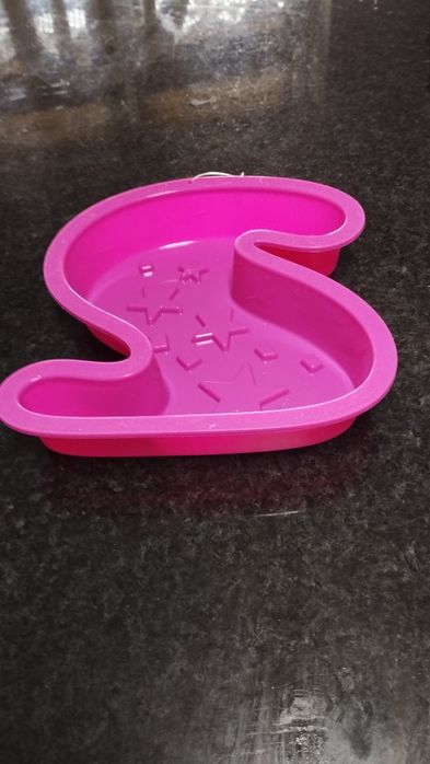 2 formas para bolos com o número 1 e 2