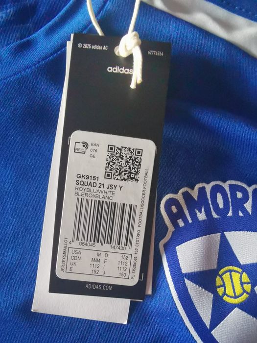 Camisola Adidas - Amora FC 11/12 anos
Novo Com etiq