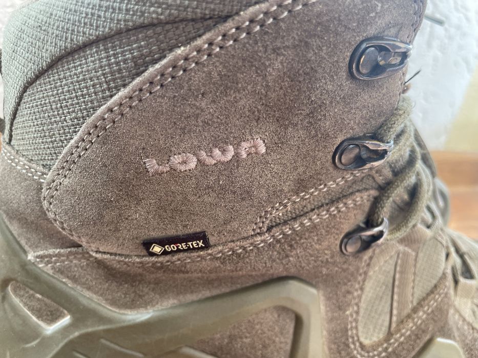 Тактичні черевики LOWA Zephyr GTX Mid TF, 45 розмір зелені(Ranger Green)