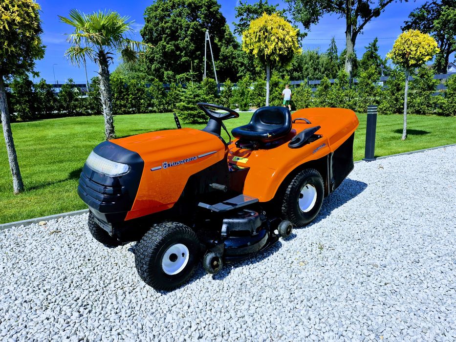 Kosiarka traktorek Husqvarna 15.5km kosz automat