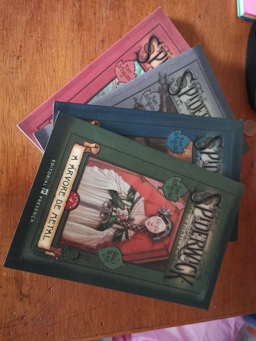 Pack de 4 livros Spiderwick