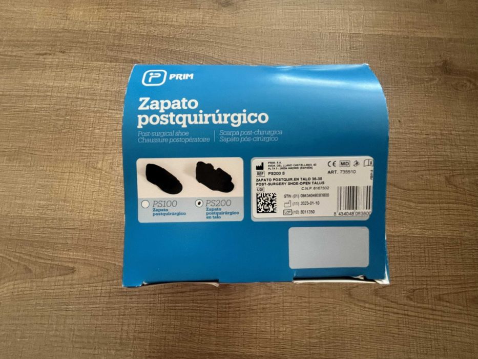 sapato pós operatório ortopédicos