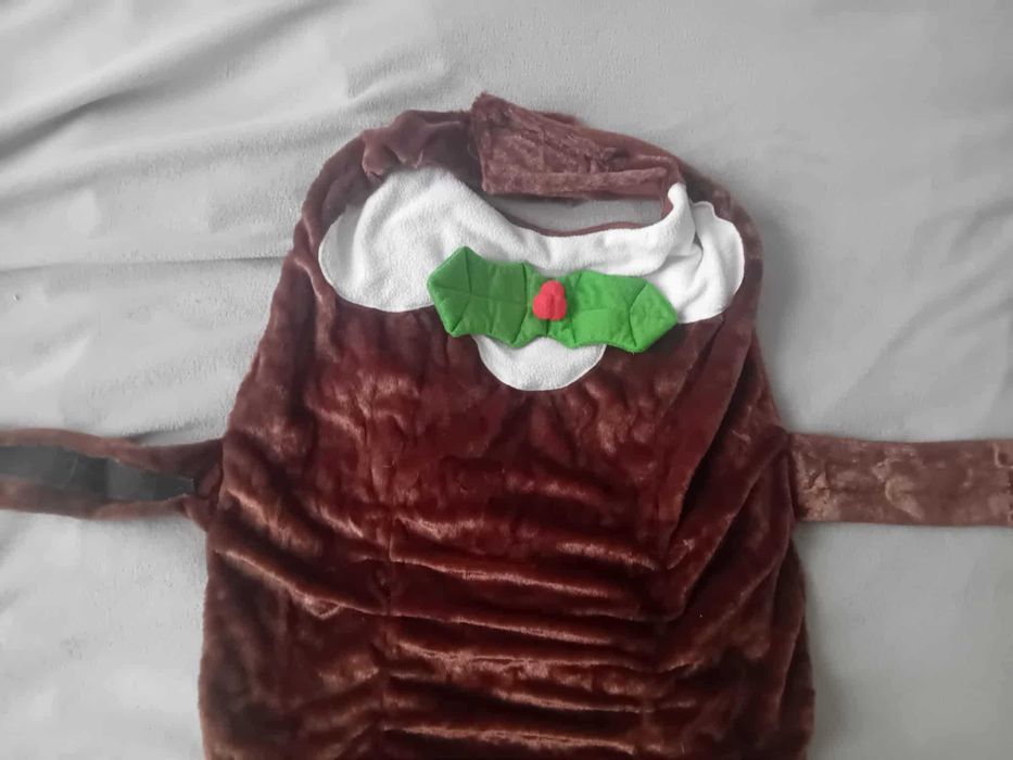 Świąteczne ubranko dla psa dużego L/XL aksamit