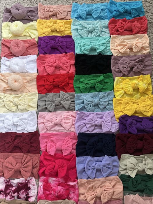 Повязочки-бантики для дівчаток від 0 до 5 років