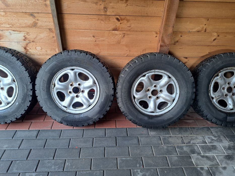 Felgi 5x114.3 R15 + opony terenowe LAND ROVER FREELANDER koła