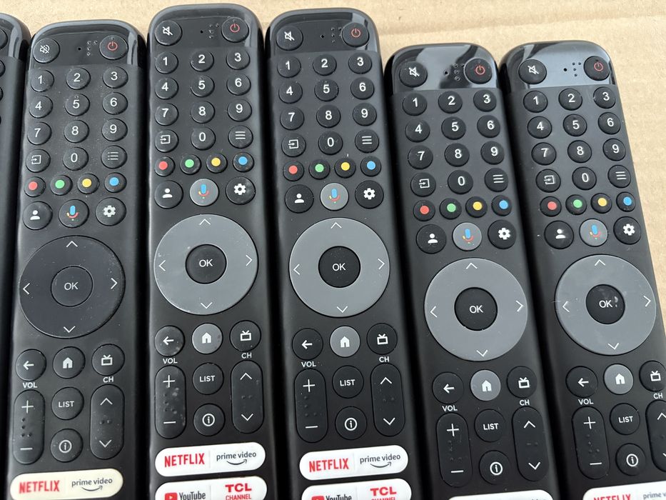 Piloty TCL smart android tv