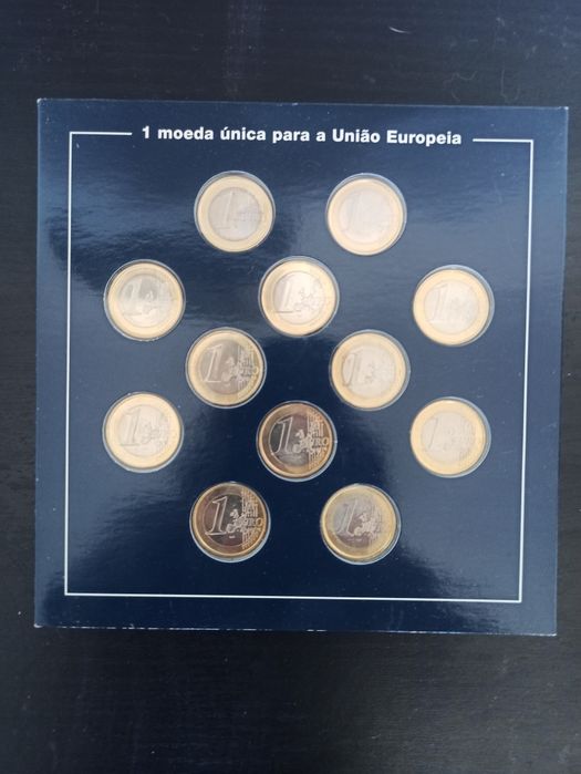 Coleção 1 € dos 12 Países fundadores