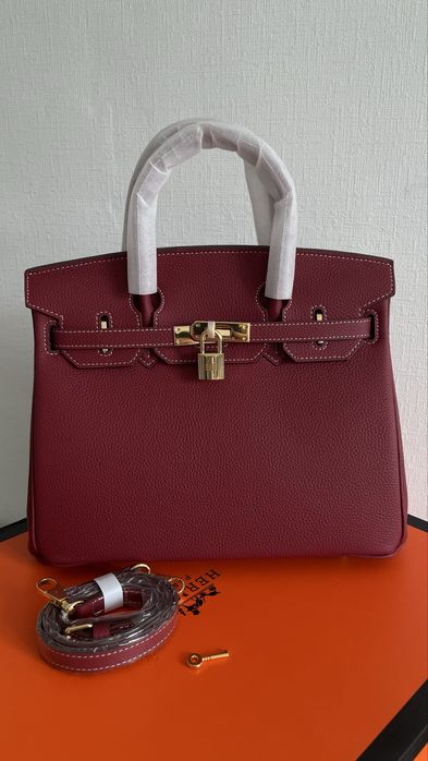 Сумка в стилі hermes birkin, люкс якість