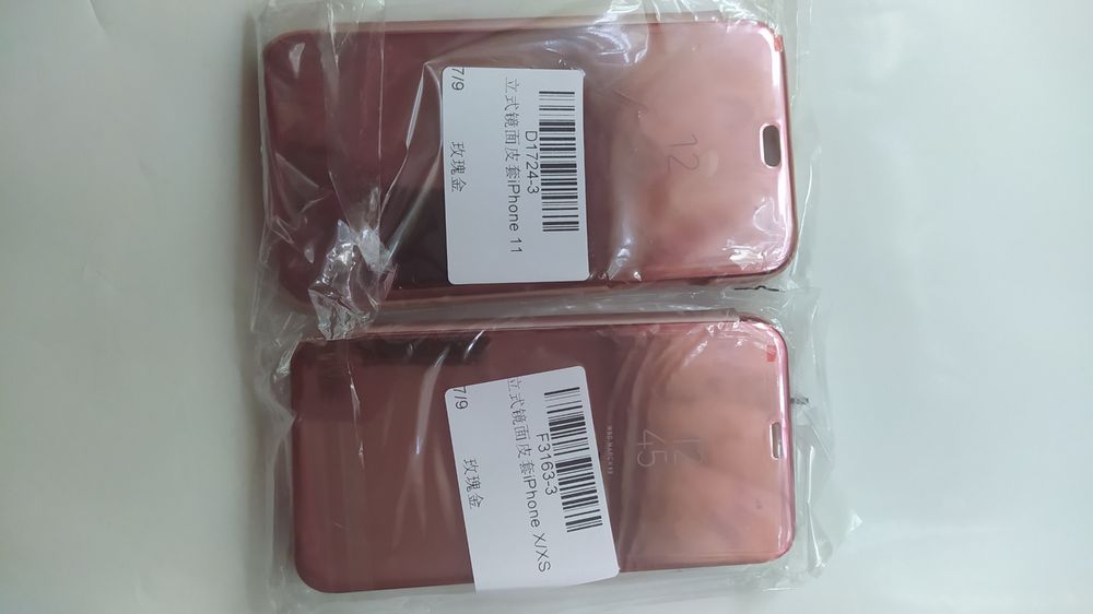 Чехлы на АЙФОН X/XS и 11 с зеркальной крышкой