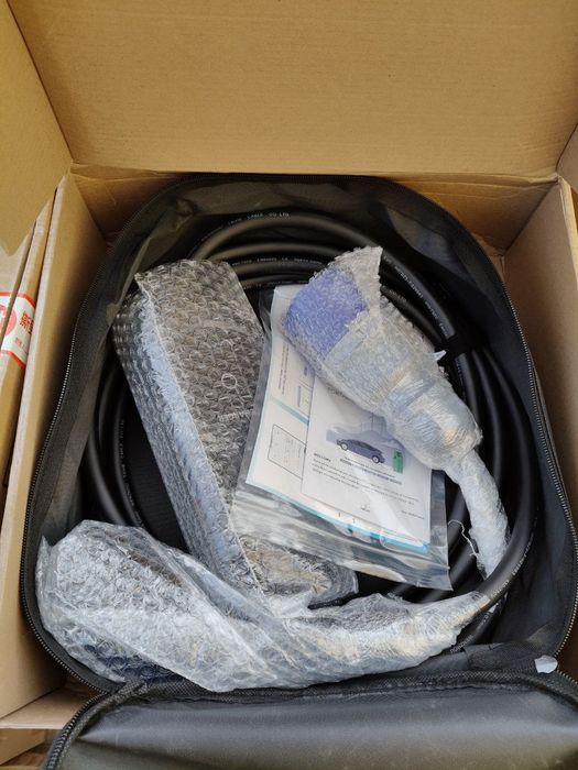 Надійність‼️Зарядка 32A 7kw Type 1/Type2/Gbt +wifi Tesla 3/5m Ev charger віддалене керування Bluetooth Америка Європа Китай тайп 2 тайп 1 гбт 6-32А