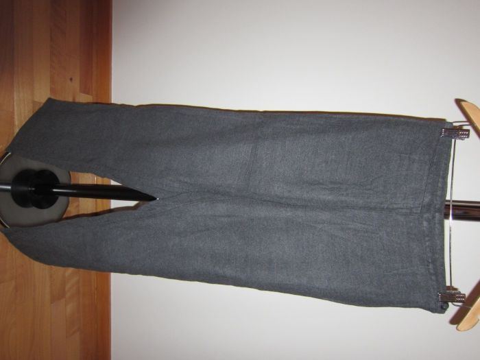 Calças de Senhora de Inverno Cinzentas de Fecho ao lado Tam 36-38 Usa