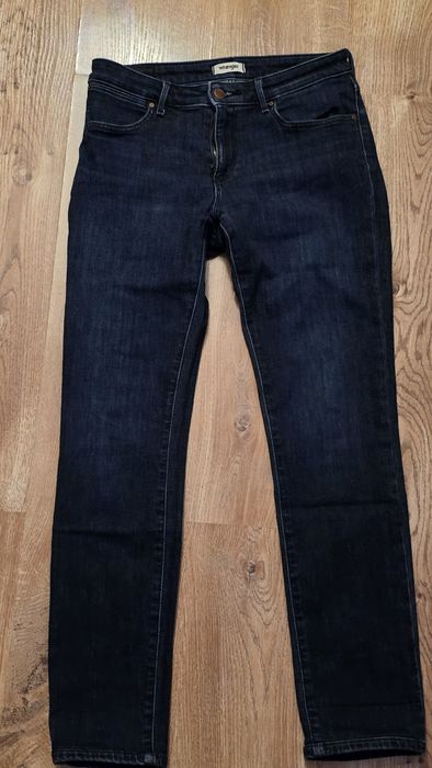 Damskie Jeansy Wrangler Slim  Ciemnoniebieskie