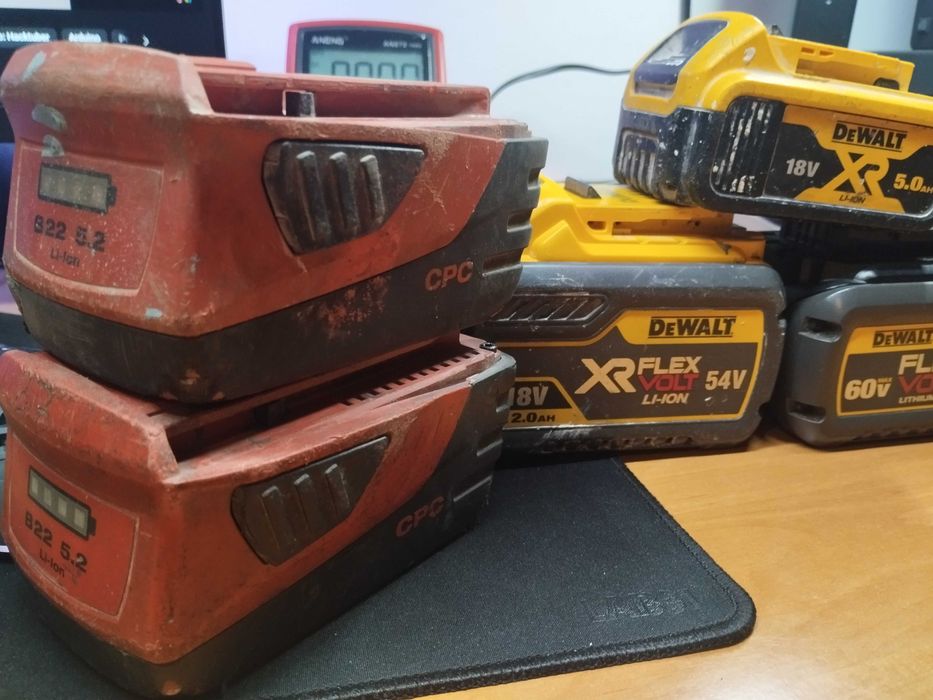 Regeneracja baterii Hilti, Metabo, Dewalt, Stanley, Makita, Bosch