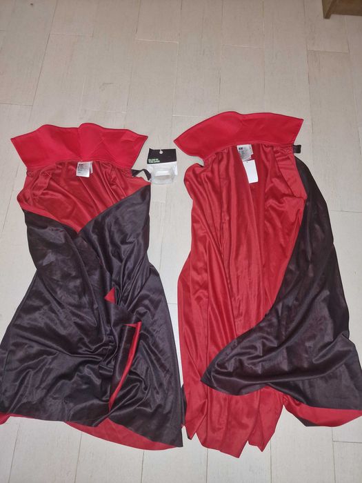 2 capas de vampiros e um dentes fluorescentes