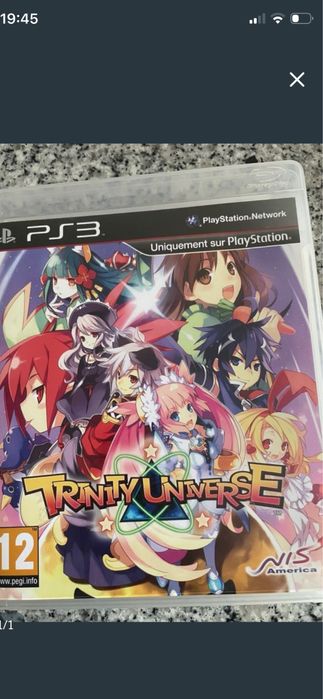 Caixa jogo Ps3 Trinity Universe