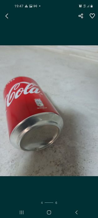 Lata de coca cola rara com erro de fabrico posso trocar por alfa romeu