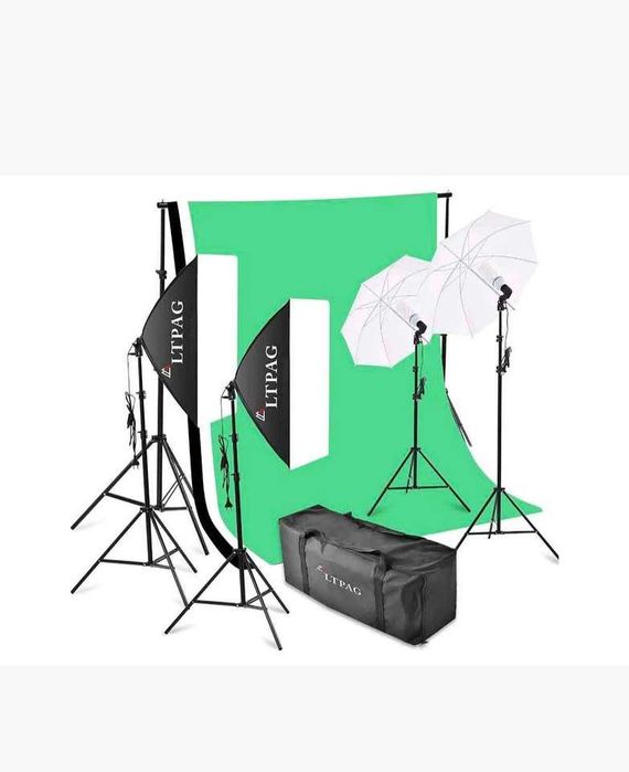 Kit estúdio fotografia + vídeo + Iluminação completo