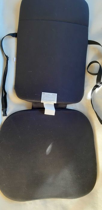 Siedziska ortopedyczne SISSEL DorsaBack, czarne 2 sztuki sprzedam