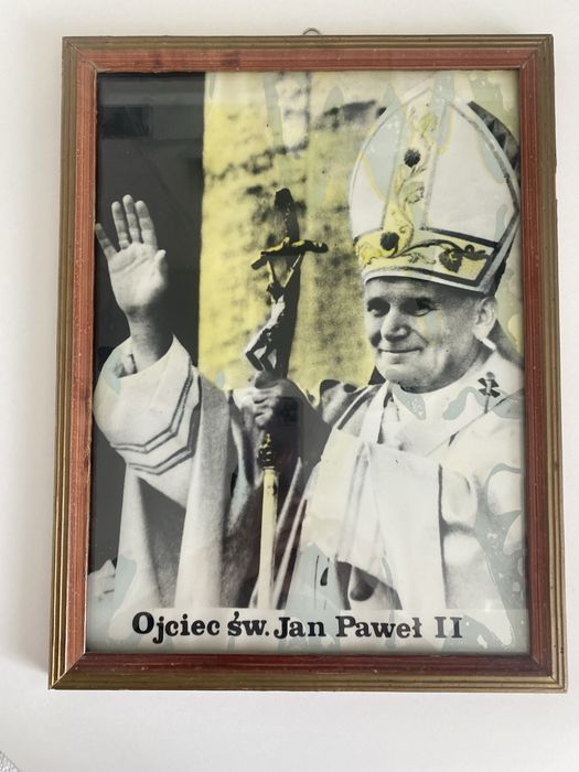 Obraz 43x33 obrazek Jana Pawła II