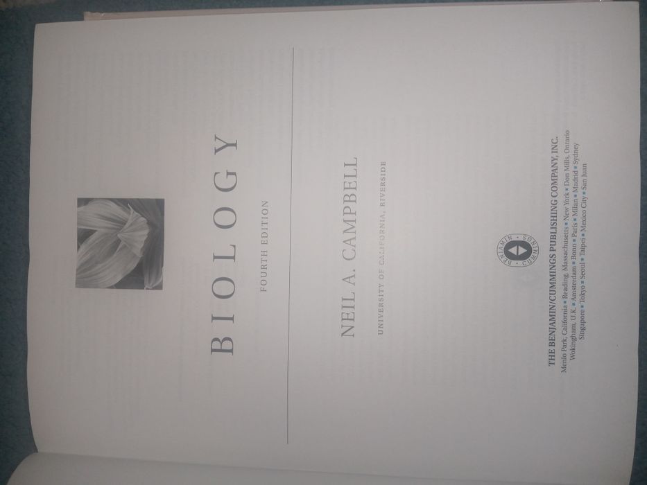 Книга на английском Биология